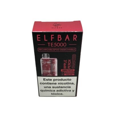 VAPER DESCARTABLE ELFBAR 5000TE APPLE PEACH