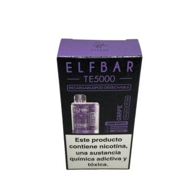 VAPER DESCARTABLE ELFBAR 5000TE GRAPE