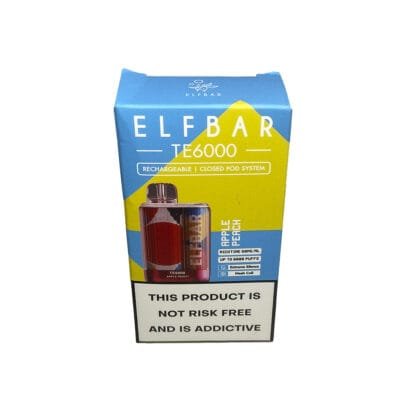 VAPER DESCARTABLE ELFBAR 6000TE APPLE PEACH