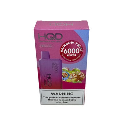 VAPER DESCARTABLE HQD 6000 RAINBOW TWIST