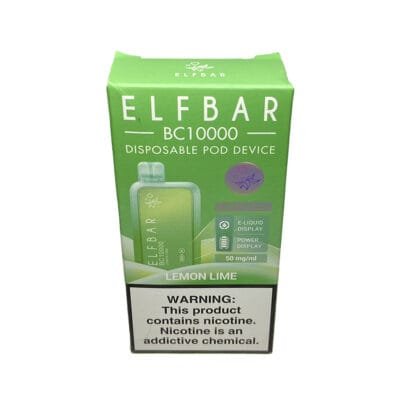 VAPER DESCARTABLE ELFBAR 10000BC LEMON LIME