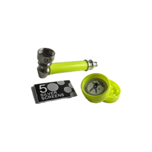 PIPA METAL DE COLORES FLUO + PICADOR - D&K