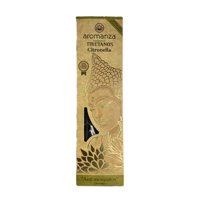 SAHUMERIOS TIBETANOS CITRONELLA "ANTI MOSQUITOS" X8 - AROMANZA