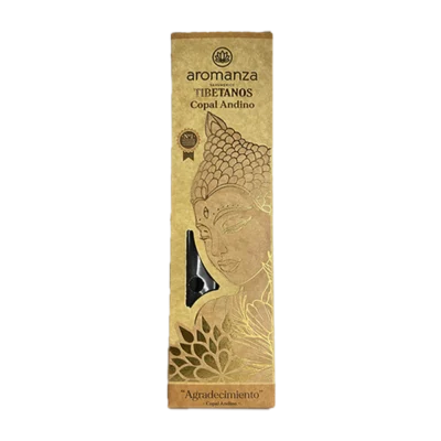 SAHUMERIOS TIBETANOS COPAL ANDINO "AGRADECIMIENTO" X8 - AROMANZA