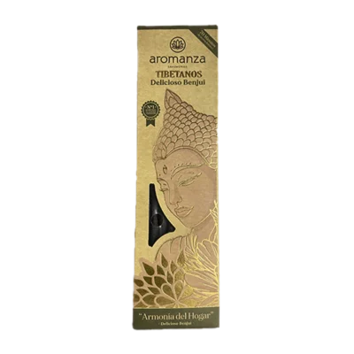 SAHUMERIOS TIBETANOS DELICIOSO BENJUI "ARMONIA DEL HOGAR" X8 - AROMANZA