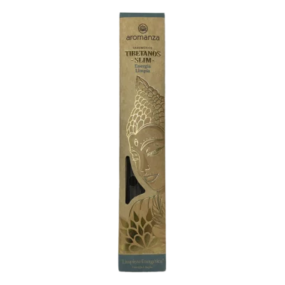 SAHUMERIOS TIBETANOS SLIM ENERGIA LIMPIA "LIMPIEZA ENERGETICA" X10 - AROMANZA