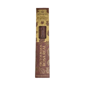 SAHUMERIOS ORGANICOS FRUTOS ROJOS ROSA REAL X6 - AROMANZA
