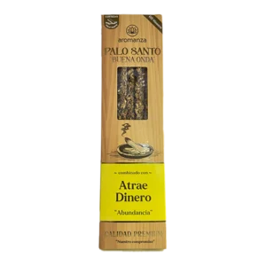 SAHUMERIOS PALO SANTO BUENA ONDA ATRAE DINERO "ABUNDANCIA" X8 - AROMANZA