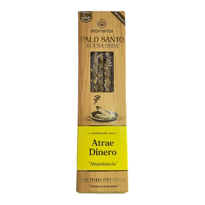 SAHUMERIOS PALO SANTO BUENA ONDA ATRAE DINERO "ABUNDANCIA" X8 - AROMANZA