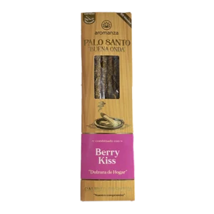 SAHUMERIOS PALO SANTO BUENA ONDA BERRY KISS "DULZURA DE HOGAR" X8 - AROMANZA