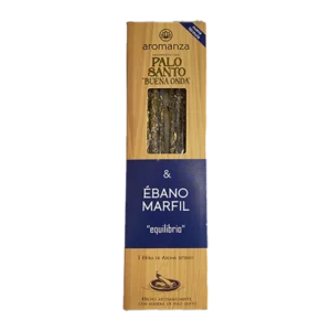 SAHUMERIOS PALO SANTO BUENA ONDA EBANO MARFIL "EQUILIBRIO" X8 - AROMANZA