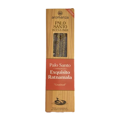 SAHUMERIOS PALO SANTO BUENA ONDA EXISITO RATNAMALA "GRATITUD" X8 - AROMANZA