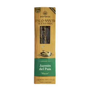 SAHUMERIOS PALO SANTO BUENA ONDA JAZMIN DEL PAIS "PLACER" X8 - AROMANZA