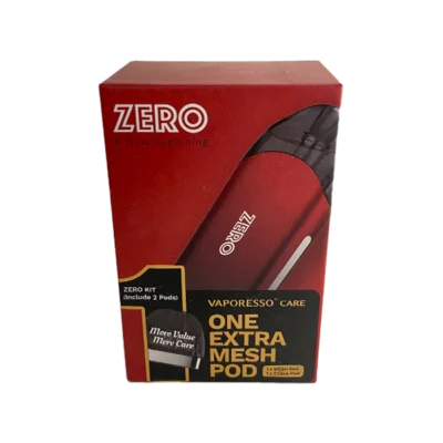 VAPER RECARGABLE VAPORESSO ZERO 1 BLACK RED + MESH