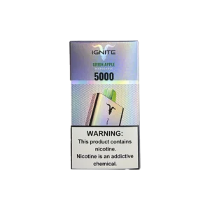 VAPER DESCARTABLE IGNITE V50 5000PUFF GREEN APPLE
