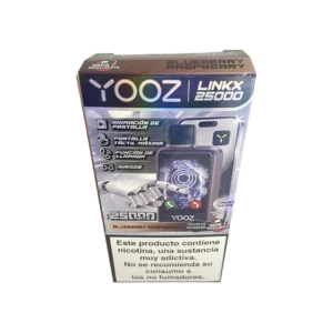 VAPER DESCARTABLE YOOS 25000 BLUETOOTH BLUEBERRY RASPBERRY