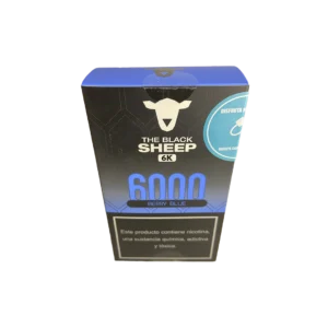 VAPER DESCARTABLE THE BLACK SHEEP 6000 PUFF BERRY BLUE