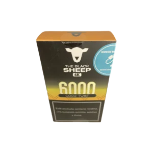 VAPER DESCARTABLE THE BLACK SHEEP 6000 PUFF COCO TWIST