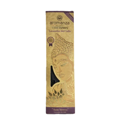 SAHUMERIOS TIBETANOS LAVANDA DEL VALLE "ANTI STRESS" X8 - AROMANZA