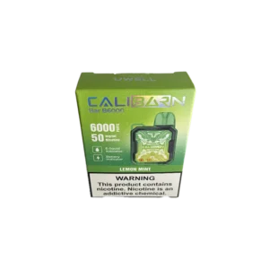 VAPER DESCARTABLE UWELL CALIBURN BAR B6000 LEMON MINT