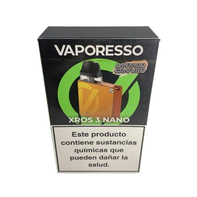 VAPER RECARGABLE VAPORESSO XROSS NANO 3 VITAL ORANGE