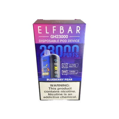 VAPORIZADOR DESCARTABLE ELFBAR 23000 BLUEBERRY PEAR