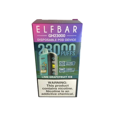 VAPORIZADOR DESCARTABLE ELFBAR 23000 LIME GRAPEFRUIT ICE