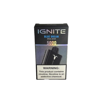 VAPORIZADOR DESCARTABLE IGNITE V50 5000 BLACK BLUE DREAM