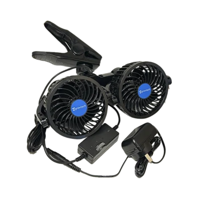 VENTILADOR DOBLE CON CLIP INDOOR - GROWTECH