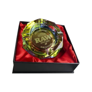CENICERO RAW RAINBOW GLASS ASHTRAY