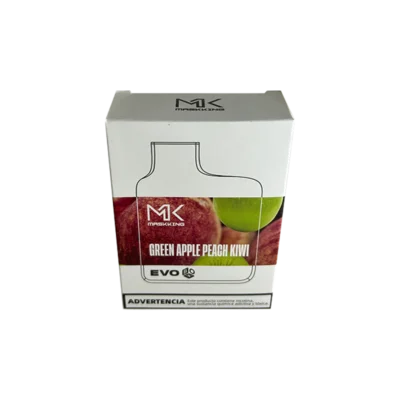 VAPER DESCARTABLE MASKKING EVO BOX 5000 PUFF GREEN APPLE PEACH KIWI