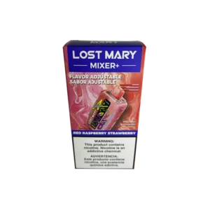 VAPER DESCARTABLE LOST MARY MIXER 30K RED RASPBERRY STRAWBERRY