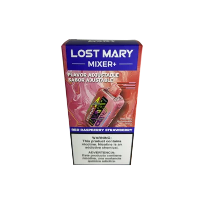 VAPER DESCARTABLE LOST MARY MIXER 30K RED RASPBERRY STRAWBERRY