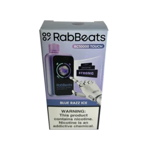 VAPER DESCARTABLE RABBEATS RC10K TOUCH BLUE RAZZ ICE