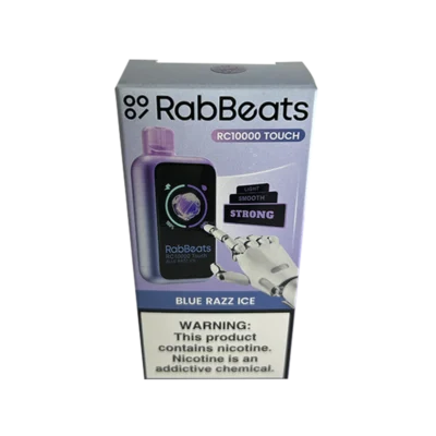 VAPER DESCARTABLE RABBEATS RC10K TOUCH BLUE RAZZ ICE