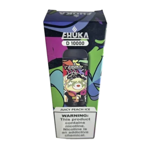 CARTUCHO NARGUILE EHUKA D10000 JUICY PEACH ICE