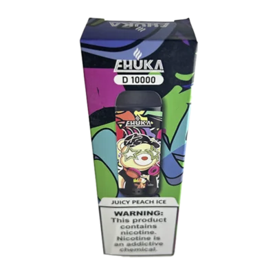 CARTUCHO NARGUILE EHUKA D10000 JUICY PEACH ICE