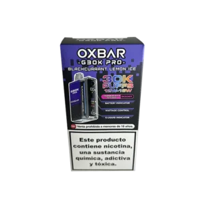 VAPER DESCARTABLE OXBAR MAGIC MAZE 2.0 30000 PUFF BLACKCURRANT LEMON ICE