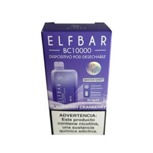 VAPER DESCARTABLE ELFBAR 10000BC BLACKBERRY CRANBERRY