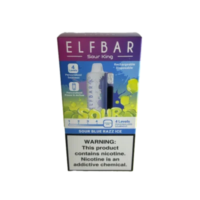VAPER DESCARTABLE ELFBAR ICE KING 40000 SOUR BLUE RAZZ ICE