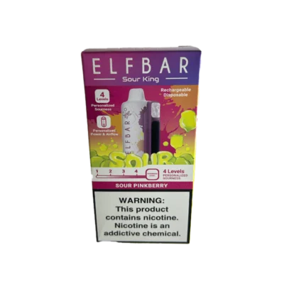 VAPER DESCARTABLE ELFBAR ICE KING 40000 SOUR PINKBERRY