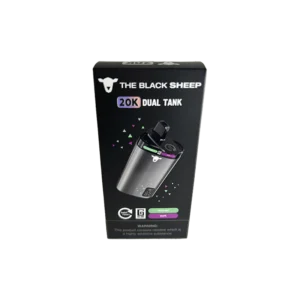 VAPER DESCARTABLE THE BLACK SHEEP 20000 FRESH MINT + GRAPE