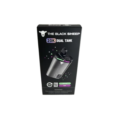 VAPER DESCARTABLE THE BLACK SHEEP 20000 FRESH MINT + GRAPE