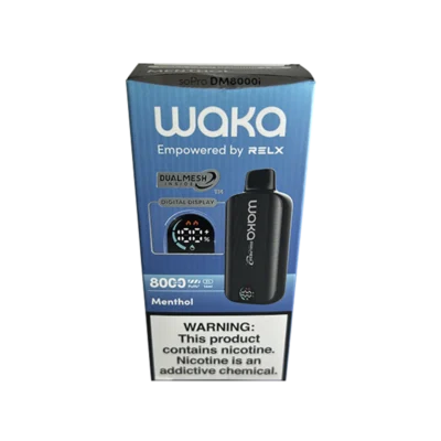 VAPER DESCARTABLE WAKA 8000 MENTHOL