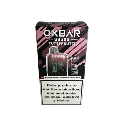 VAPER DESCARTABLE OXBAR G9500 TUTTI FRUTTI