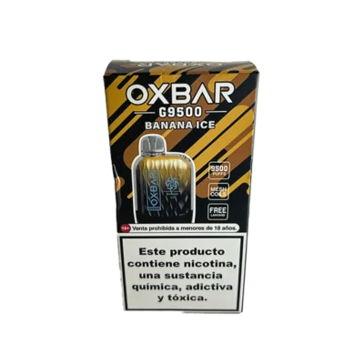 VAPER DESCARTABLE OXBAR G9500 BANANA ICE