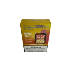 VAPER DESCARTABLE UWELL CALIBURN BAR B6000 STRAWBERRY BANANA