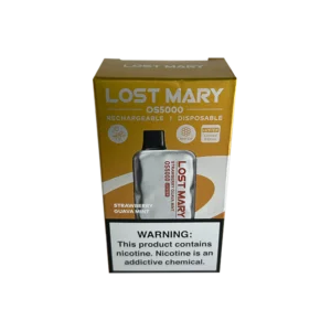 VAPER DESCARTABLE LOST MARY OS 5K STRAWBERRY GUAVA MINT