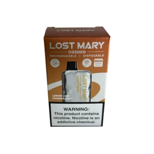 VAPER DESCARTABLE LOST MARY OS 5K LEMON LIME PASSION FRUIT