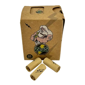 FILTROS PRE ROLLED UNBLEACHED X35 - ZEUS